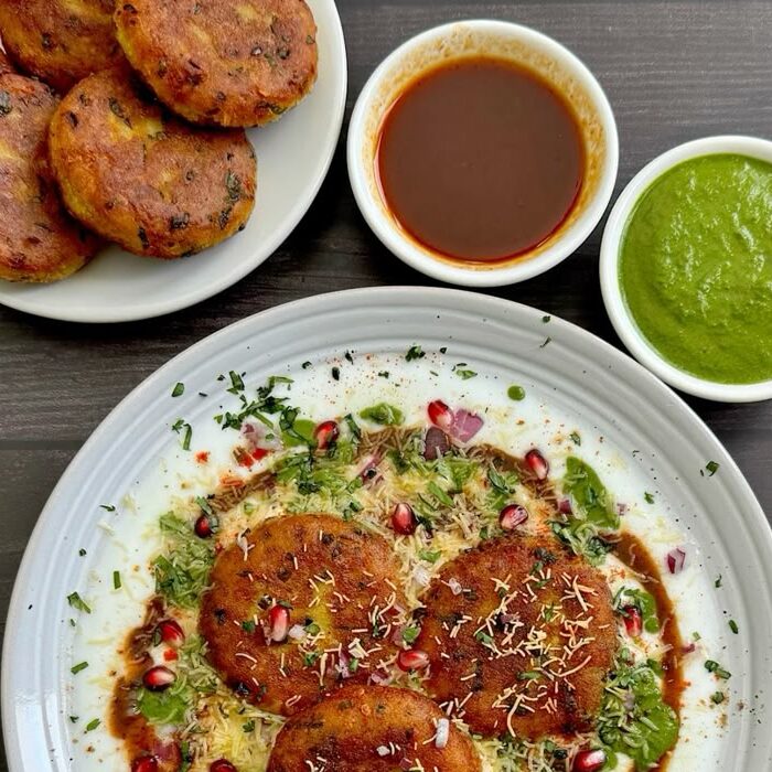 aloo tikki chaat